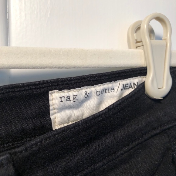 Rag and Bone Black Jean Shorts Size 25 - Picture 5 of 6